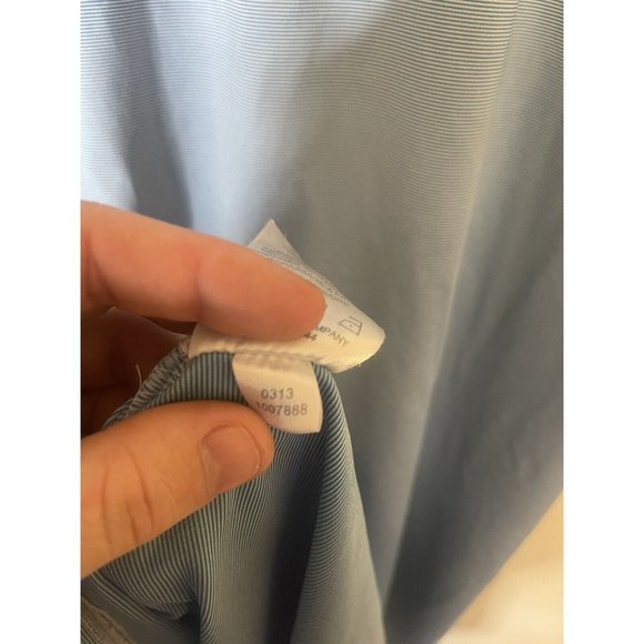 FootJoy FJ Men’s XXL Solid‎ Light Blue Polo Shirt Sleeve “Read” - Picture 9 of 11